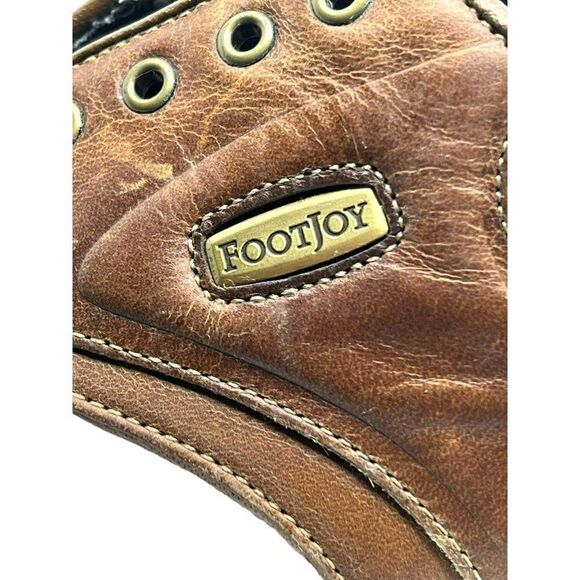 Footjoy Mens 58049 Golf Shoes Super Lites Saddle Multicolor Leather Low Top 9.5N - Picture 7 of 16